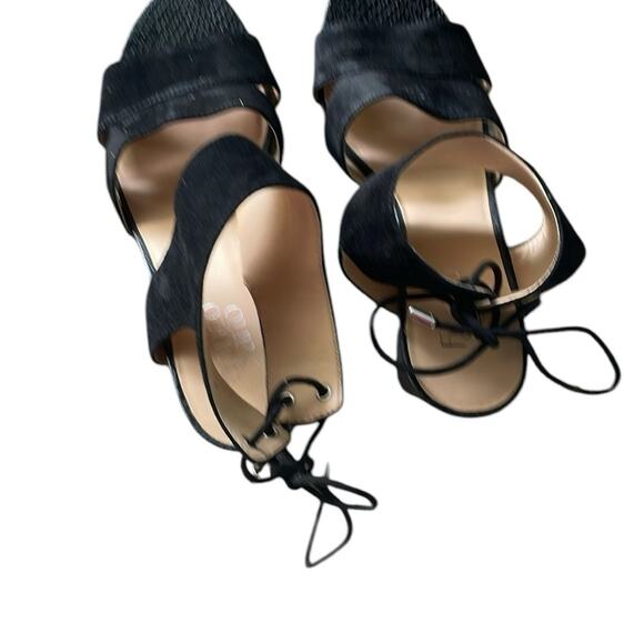 FRANCO SARTO Black Wrap Heels – Party Sandals, Size 9, EUC - Picture 5 of 7